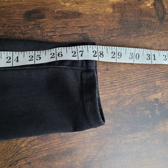 American Eagle Jeans 4 R Next Level Stretch Jeggings High Rise Black - Picture 10 of 11